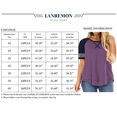thumbnail image 6 of Women Plus Size tops Summer t shirts Tunic for Women Crew Neck Short Sleeve Flowy Oversized T Shirts Blouse Pink 24 Plus, 6 of 6