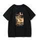 thumbnail image 3 of clásico selfie verano nuevo estilo femenino punk arte impresión suelta paisaje impresión retro manga corta harajuku top camiseta hip-hop t-shirtpangjing, 3 of 4