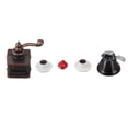 thumbnail image 2 of Molinillo De Café Para Casa De Muñecas, Adorno De Olla, Simulación Interesante, aleación Animada Y Plástico, Cafetera En Miniatura Para Casa De Muñecas, Duradero, 3 Juegos, 2 of 8