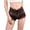 Noir, variante sur Swstbby Culottes pour Femmes, Couleur Unie Dentelle Creuse Sac de Taille Respirant à Travers Dentelle Coin Plat sous-Vêtements Noir TTG