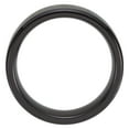 thumbnail image 2 of Black Titanium Size 11.5 8mm Polished Beveled Band Ring With Black Carbon Fiber Inlay, 2 of 2