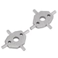 thumbnail image 2 of Tapa de boquilla limpiaparabrisas para faros delanteros, pivote resistente al desgaste, repuesto cruciforme de aleación de aluminio para Jaguar tipo XS, 2 uds., 2 of 8
