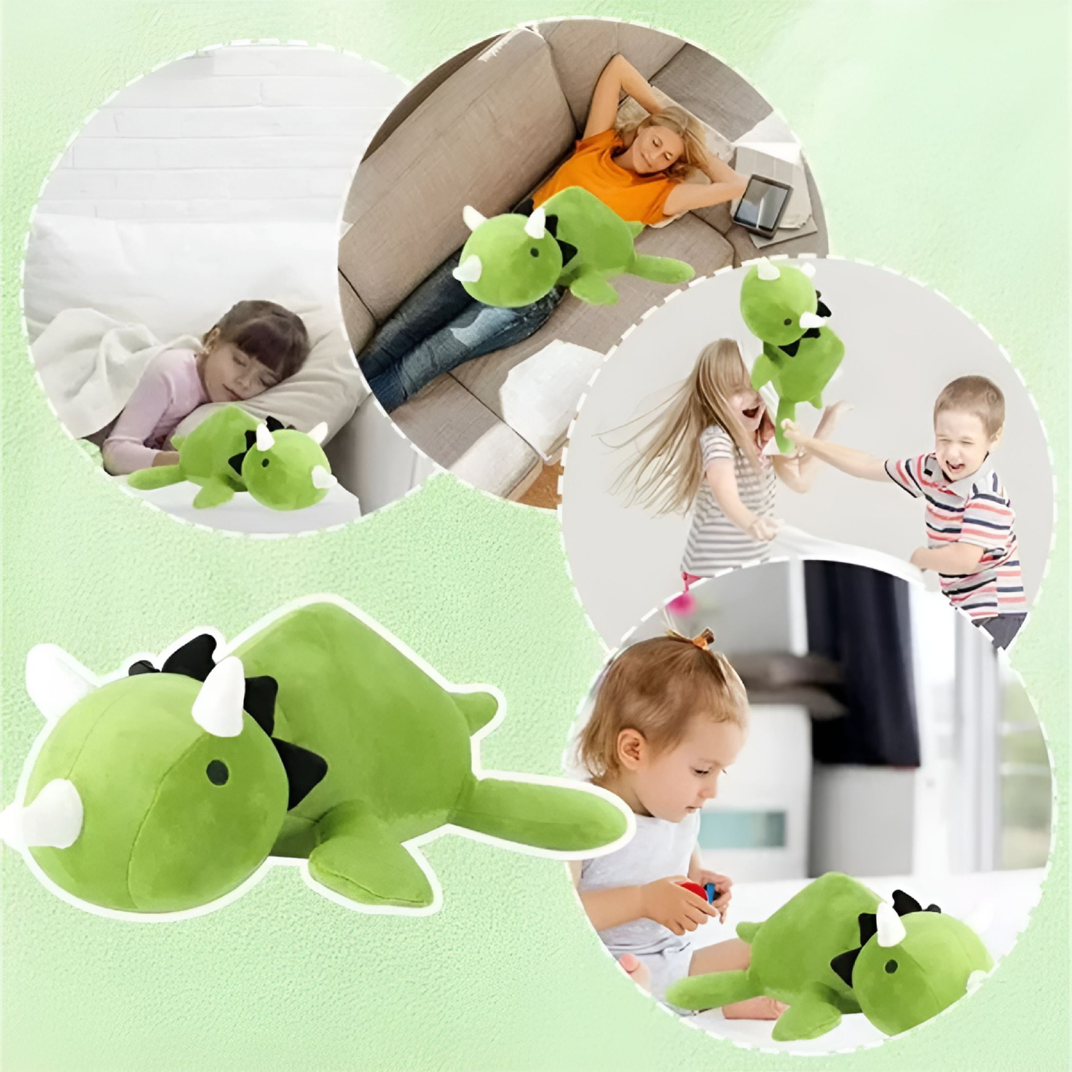 CYFW Dinosaur Weighted Plush Weighted Stuffed Animals Plush Weighted Plush Dinosaur Weighted Plushie Pillows for Anxiety