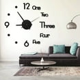 thumbnail image 6 of JOGZMZ Luminous Frameless Analog Wall Clock DIY Wall Clock Silent Non-Ticking Acrylic Modern Style Battery Operated Wall Clock for Living Room, Bedroom Indoor Use, 6 of 9