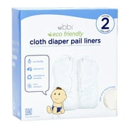 Ubbi Cloth Diaper Pail Liner, 2 Pc., White