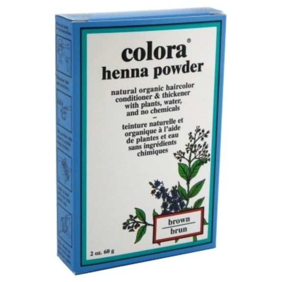 Colora Henna Powder Hair Color Brown 2oz (Pack of 3)
