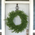 thumbnail image 4 of AYktou 4 Ft Christmas Garland, Artificial Norfolk Needles Vines Cedar Wreath Clear Elegant Field Green Plants Hanging Vines for Fireplace Railing Door Window Decor Wedding Festival Party Layou, 4 of 9