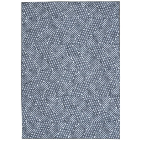 

Washable Fuller Grey And Ivory 5X7