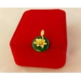 thumbnail image 4 of HOOUN Lady's Jade pendant 22K 24K Thai Baht Yellow Gold GP Filled Necklace Jewelry, 4 of 4