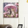 thumbnail image 2 of LP951 Paraguas Diamantes Serie Gatitos Pintura Diamantes Resina Diamante 40 * 40 CM, 2 of 9