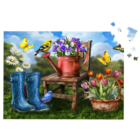 Briarwood Lane In the Garden 1000 Piece Jigsaw Puzzle