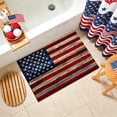 thumbnail image 4 of SIYTUAU Independence Day Floor Mat With Patriotic Flag Pattern For Patio Doorway And Garden Decoration Non Slip Backing And Washable Polyester Material Rug 23.62 X 15.75 Inches, 4 of 7