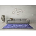 thumbnail image 3 of Ahgly Company Indoor Rectangle Persian Blue Traditional Area Rugs, 2' x 4', 3 of 4