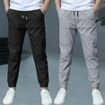 thumbnail image 2 of Auroural 2PC Toddler Boys Pants 3T Clearance Boys' Solid Color 2PC Pants Casual Pants Loose Pants Casual Outerwear Pants Sweatpants, 2 of 9