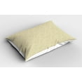 thumbnail image 2 of Ambesonne Abstract Pillow Sham 2 Pack, Retro Style Polka Dots, 36"x20", Earth Yellow Grey, 2 of 3