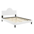 thumbnail image 3 of Modway Soleil Performance Velvet King Bed in White, 3 of 10