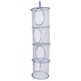 thumbnail image 1 of MasteelfCA 1pc 4 Layers Foldable Hanging Storage Basket Mesh Laundry Drying Basket, 1 of 7