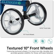 ELENKER Knee Scooter Steerable Deluxe Medical Knee Walkerfor Foot Injury Crutch Alternative Blue