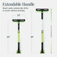 thumbnail image 2 of Best Choice Products 39" Extendable 4 in 1 Snow Brush with Shovel, Squeegee & Ice Scraper - Lime, 2 of 9