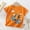 Orange, variant on Kids Boys T-Shirts, Short Sleeve Graphic Cotton Casual Summer Tops Orange Size 2-3 T