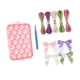 thumbnail image 4 of Kit de silicona para hacer jabones caseros, molde de jabón de uva para decoración del hogar, cera de soja, para adultos. Rosa, 4 of 8