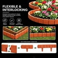 thumbnail image 4 of 2026 Upgraded Imitation Stone Garden Fence - DIY Garden Edging Border, Flexible Interlocking Landscape Edging, No Dig Small Decorative Lawn Edging, 4 of 5