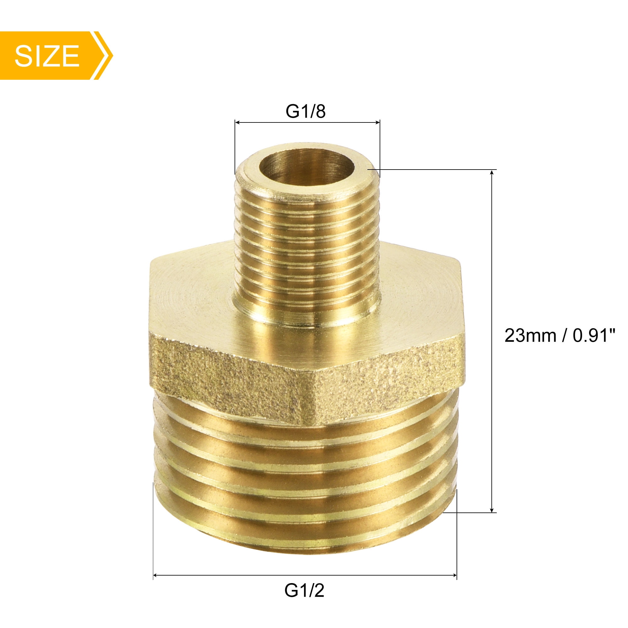 LTWFITTING Red Brass Pipe Fitting, Nipple, 3/4" NPT Male X 3-1/2