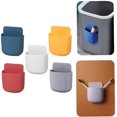 thumbnail image 3 of Boîte de Rangement Télécommande Organisateur Multimédia Multifonction Support de Cellulaire Auto-Adhésif Sans Trou Conteneur 5 Pcs Organisateurs de Placard, 3 of 8