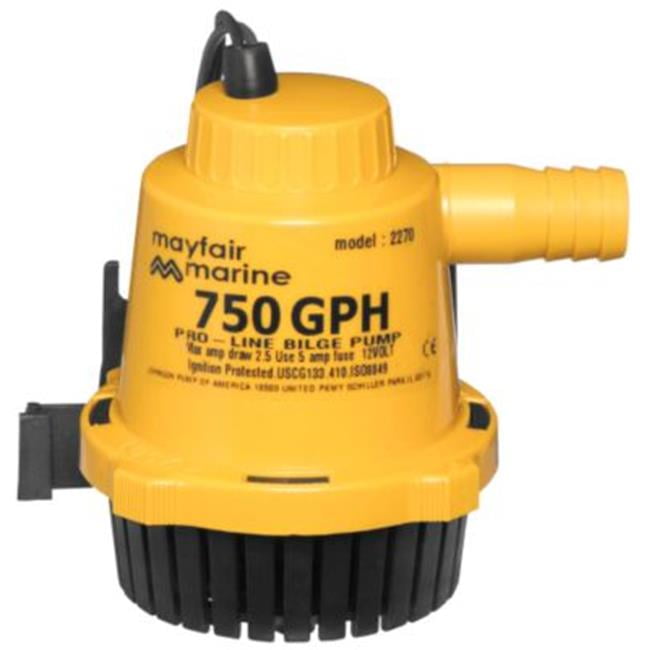 Johnson Pump 4104 Mayfair Automatic Bilge Pump 1000 GPH 