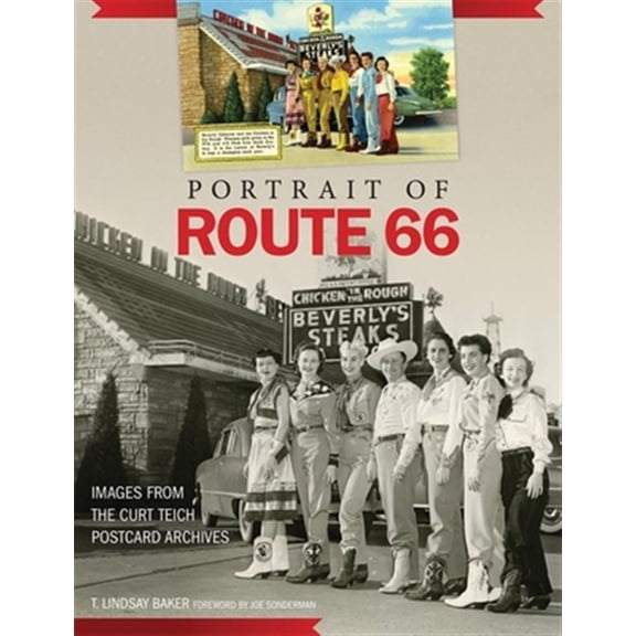 Pre-Owned Portrait of Route 66 : Images from the Curt Teich Postcard Archives (Hardcover)