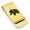 Gold, variant on Stainless Steel Elephant Good Luck Charm Classic Slim Money Clip Credit Card Holder