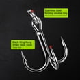 thumbnail image 2 of 6cm 6g Topwater Triple Hooks Señuelos Cebo de pesca artificial (Blanco negro) Likrtyny Para estrenar, 2 of 7