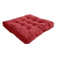 thumbnail image 2 of Ludlz Square Chair Cushion Bright Color Corduroy Fine Stitching Chair Cushion Pad for Wheelchair, 2 of 8
