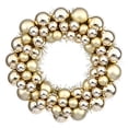 thumbnail image 1 of Vickerman Couronne de Balles Dorées Brillantes et Mates 12 Pouces, 1 of 2