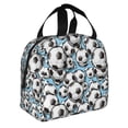 thumbnail image 2 of Pofeuu Football Soccer Ball Print Lunch Bag Lunch Box Insulated Lunch Bag Adult Lunch Box for Men and Women, 2 of 8