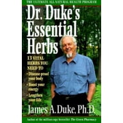 Angle View: Dr. Duke's Essential Herbs: The Only Herbs You Need to Disease-Proof Your Body, Boost Your Energy, and Lengthen Your Life [Hardcover - Used]