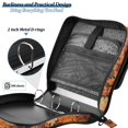 thumbnail image 4 of FORMRS Zipper Binder with Shoulder Strap 2-inch Ring 500 Sheet Capacity File Bag, Fall Pattern, 4 of 5