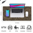 thumbnail image 5 of Brown Line &nbsp;mouse Padswaterproof,rubber+multispandexno Slip Line Theme MousematDesk Pad for Office Home Game 31.5x15.7inches, 5 of 7