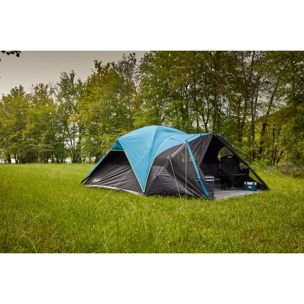 Coleman Carlsbad 8-Person Fast Pitch Dark Room Dome Camping Tent