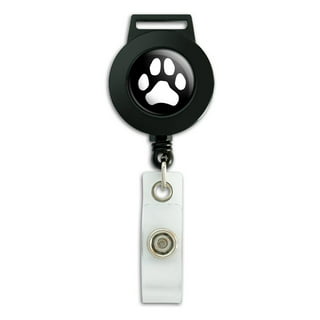  Retractable Badge Reel - Rock Paper Scissors Shoot! Cat Paws- Badge  Holder with Swivel Clip/Funny Badge/Teacher Badge/Cat Mom/Nurse Badge, 1.5  : Handmade Products