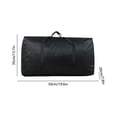 thumbnail image 3 of Lilixerw Extra Large Foldable Duffel Bag,Waterproof Oxford Storage Bag for Travel,Moving,Camping,Organization,Space Saving Design with Carry Handles,19.6x13.7x7.8 in,Black, 3 of 6
