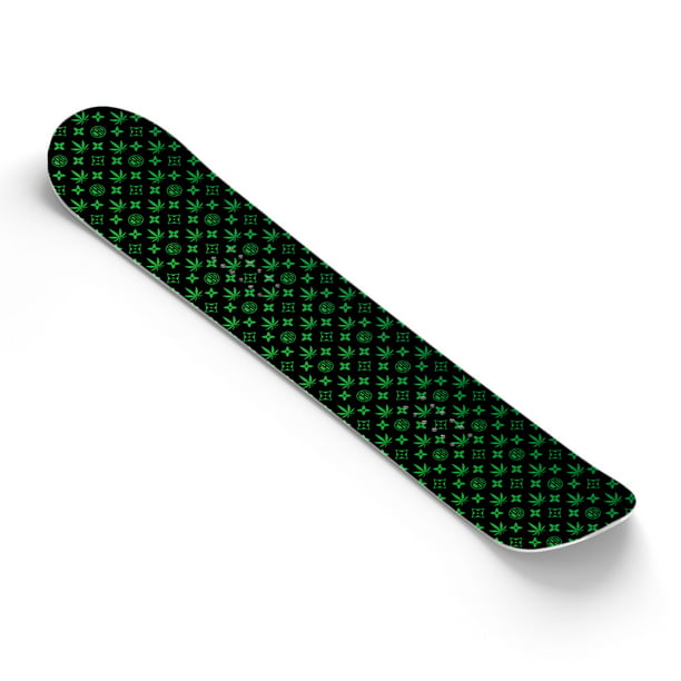 Beroep hout verkoper Snowboard Wrap Graphic Sticker Skin Cover - Includes Breakaway Knife -  Universal Fit up to 65 inches and 14 inches Wide - Weed Mary Jane Leaf CBD  Design - Walmart.com