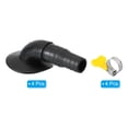 thumbnail image 3 of Conector de manguera de drenaje de aire acondicionado Uxcell de 20 mm, 4 piezas de conector de drenaje universal con abrazadera, estilo negro 8, 3 of 5