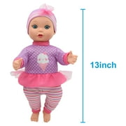 Little Darling Talking Baby (3114), 12” Soft body baby doll, 6 different baby sounds. Age 1+