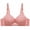 Hot Pink, variant on Bras for Women,Woman's Solid Color Comfortable Hollow Out Perspective Bra Underwear No Rims