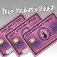 thumbnail image 2 of WWS-Fairy Godmother Express Credit Card Skin – Magical Vinyl Card Cover Decal – 3-Pack Waterproof Sticker Wraps for Debit, Credit, Gift, or ID Cards - CCS032, 2 of 4