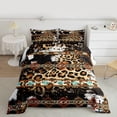 thumbnail image 2 of Castle Fairy Cow Print 3-Piece Full Size Comforter Sets for Teens Women Men,Bohemian Aztec Bedding Comforter Set,Exotic Style Lightweight Bedding Sets,Super Cozy Room Decor, 2 of 8