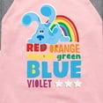 thumbnail image 3 of Blue Clues & You! - Colors Of The Rainbow - Toddler And Youth Girls Raglan Graphic T-Shirt, 3 of 5