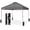 Gray, variant on CROWN SHADES 10x10 Pop Up Canopy Beach Tent with One Push Setup Instant Outdoor Canopy Tent Sun Shade for Events Beige