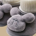 thumbnail image 3 of Dakaela Baby Booties Newborn First Walkers Shoes Infant Boys Girls Sock Boots Knit Cute Toddler Non Slip Winter House Shoes Grey, 3 of 6